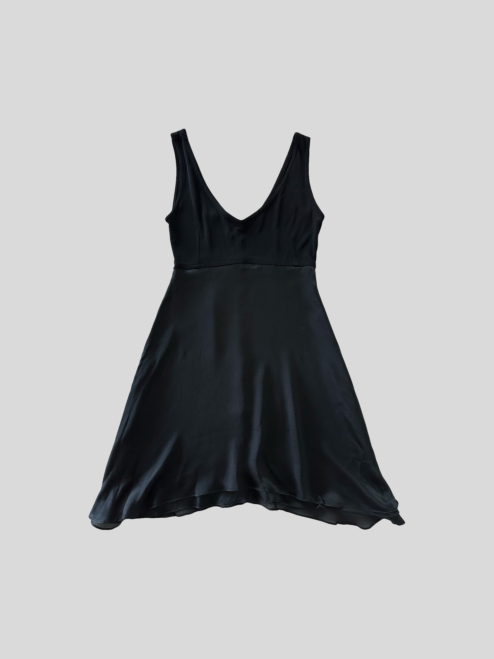 90s Silk Skater Dress