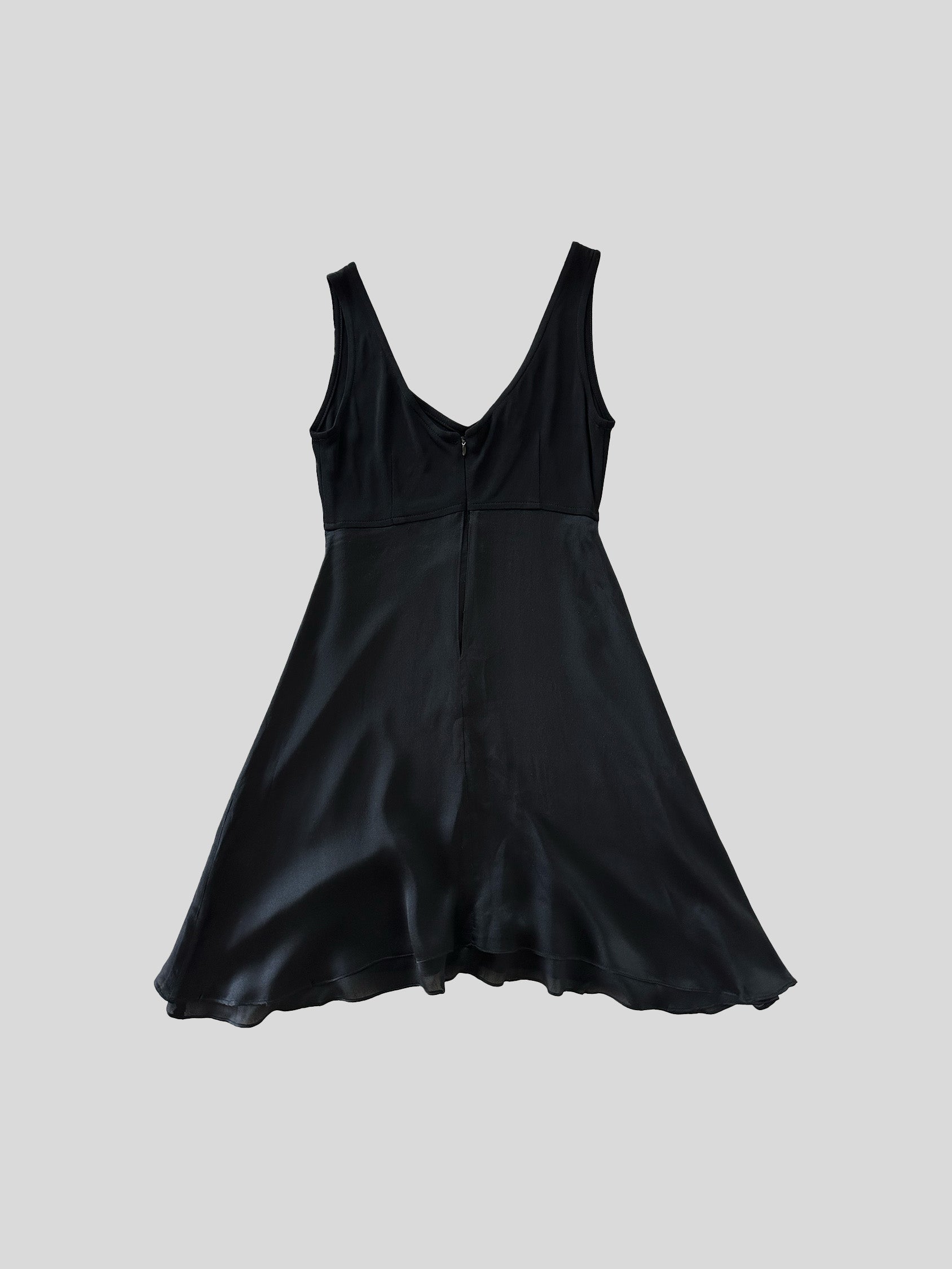 90s Silk Skater Dress
