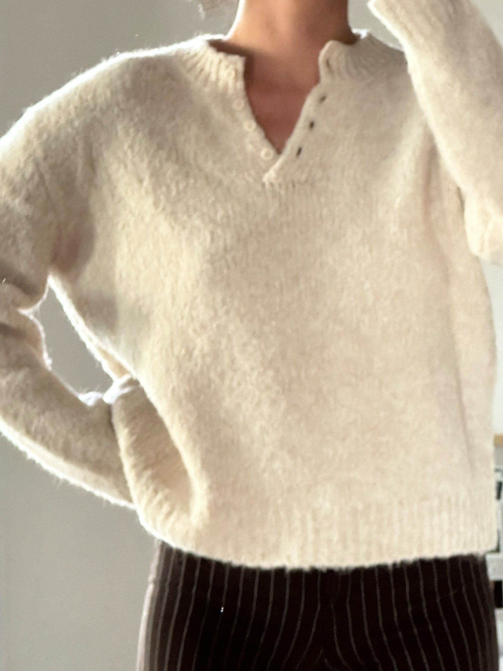 Paloma Wool Cream Graphic Sweater